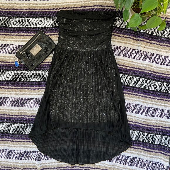 EXPRESS High-Low Sequins Dress - Picture 3 of 13